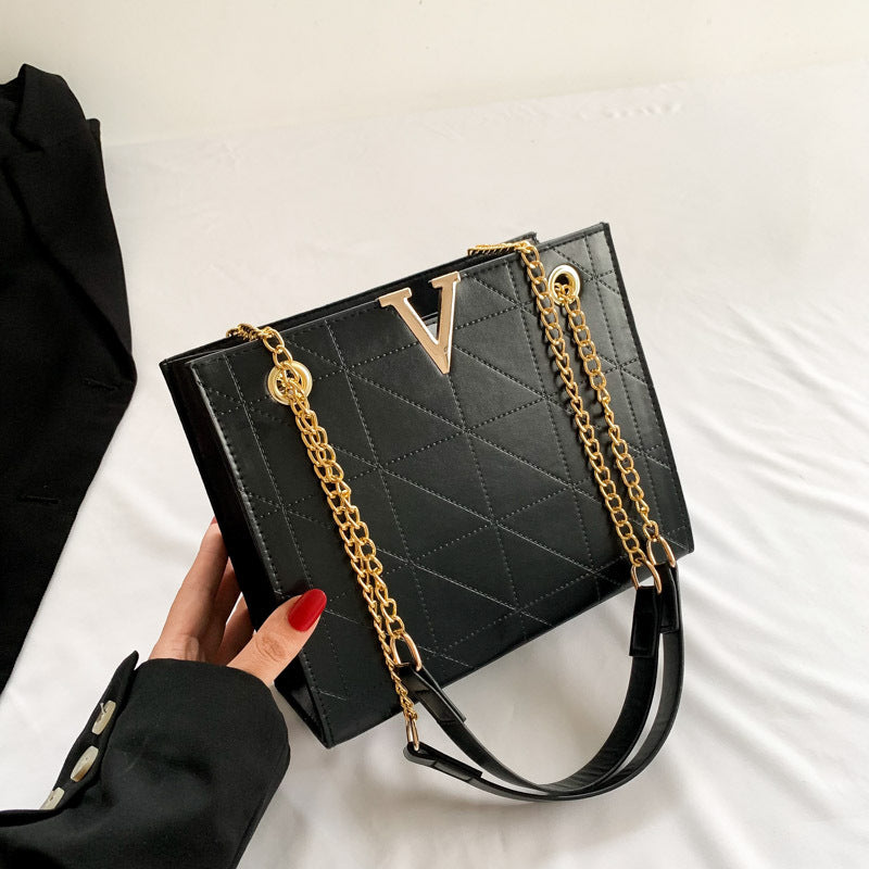 Dames Schoudertas Retro Stijl met Ketting Detail