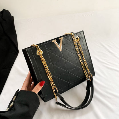 Dames Schoudertas Retro Stijl met Ketting Detail