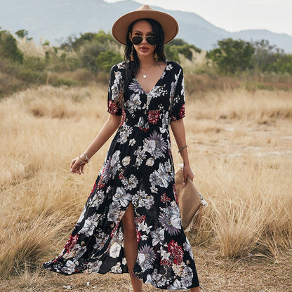 Zomerjurk Luchtige Maxi Jurk Ismay - Mode Vibes