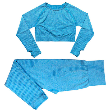 Yoga Sportset Dames Naadloze Legging en Top Set