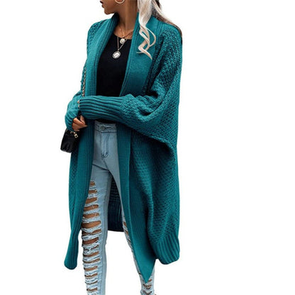 Dames Gebreide Vest Lange Elegante Trendy Trui