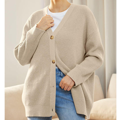 Dames Vest Zacht Gebreid met Knopen Elegante Stijl
