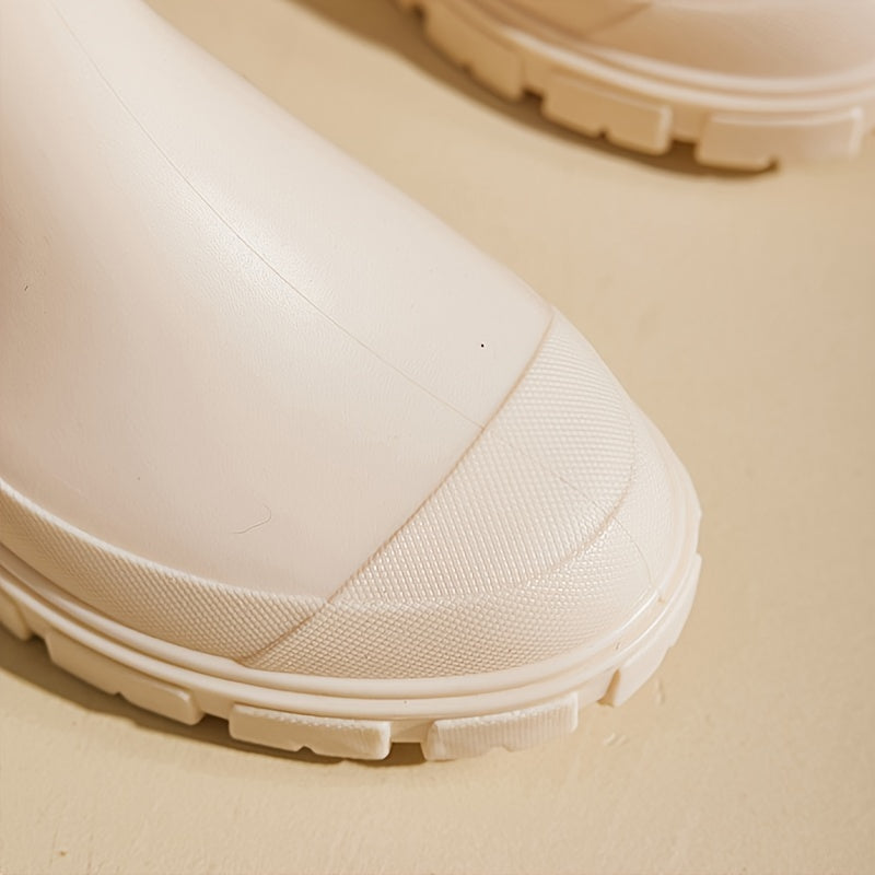 Dames Regenlaarzen Halfhoog Waterdicht Antislip Zool