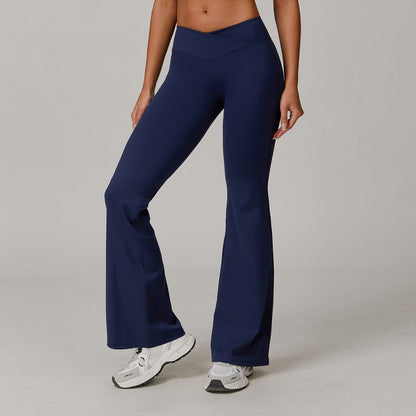 Dames Yoga Broek Hoge Taille Sportbroek met Flare Model