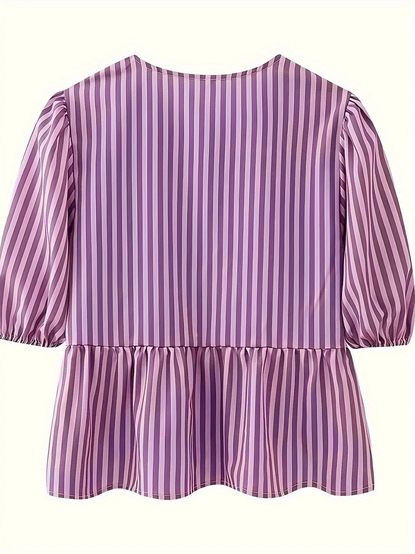 Casual Strepen Top voor Lente en Zomer