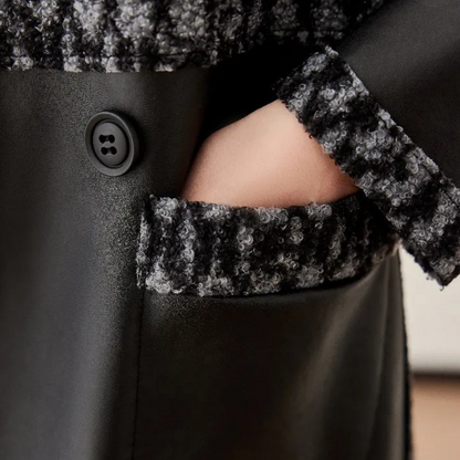 Damesjas Warm Zwart Luxe Renée
