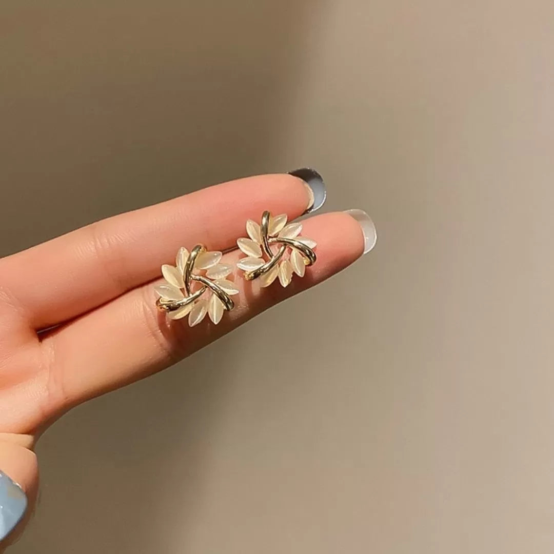 Bloesem Oorbellen Sakura Roze Zacht Kussen