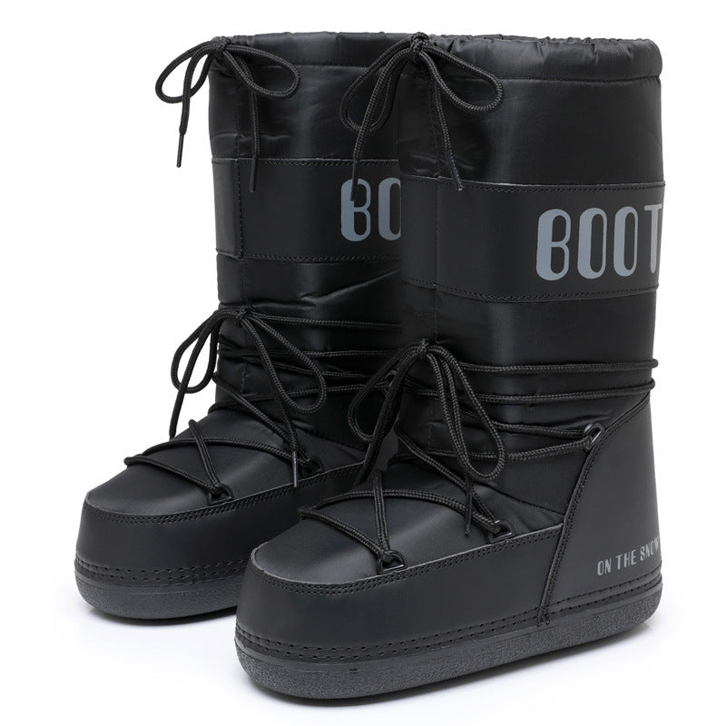 Dames Waterdichte Snowboots Hoge Gewatteerde Comfortabele Laarzen