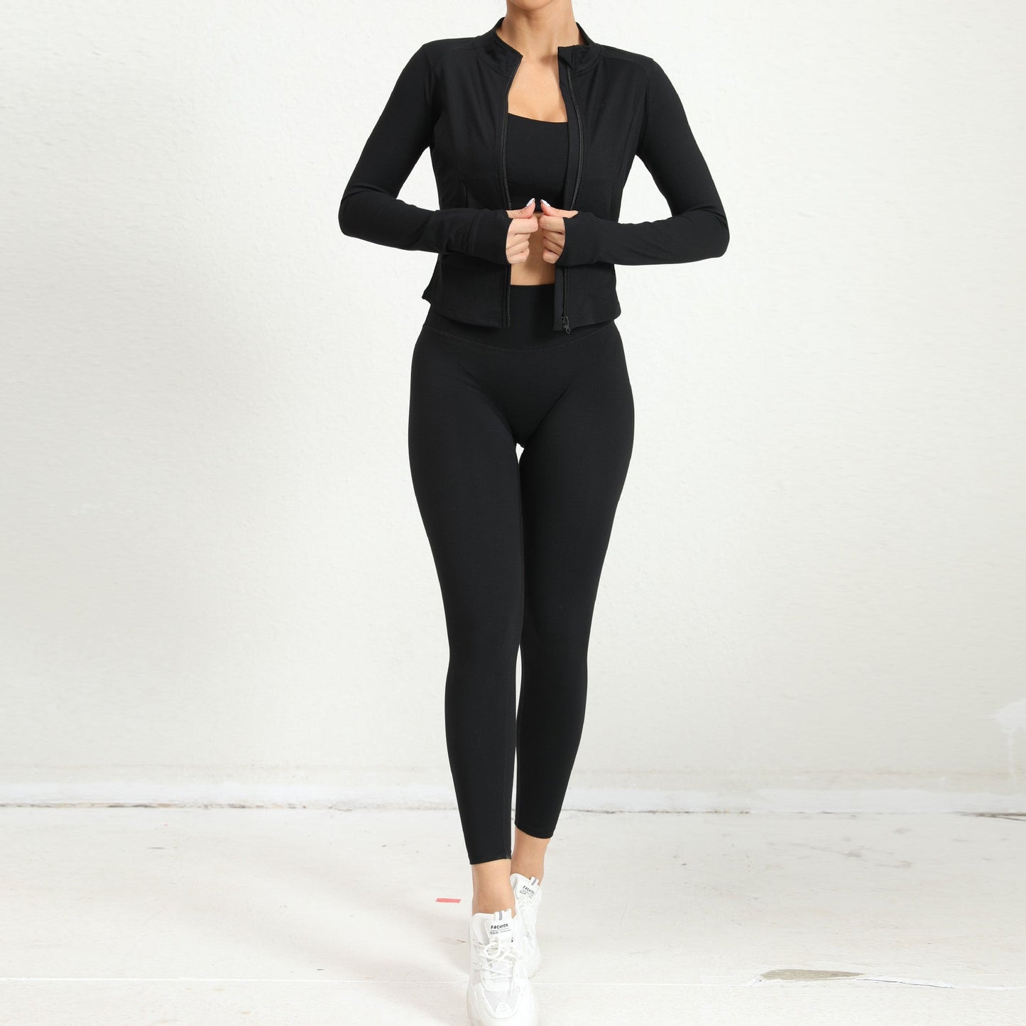 Dames Sportset 3-Delig Comfortabel Trainen