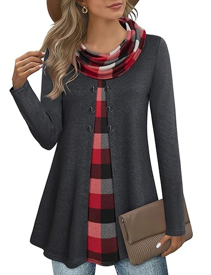 Dames Sweatshirt Colorblock Pullover Zacht en Stijlvol