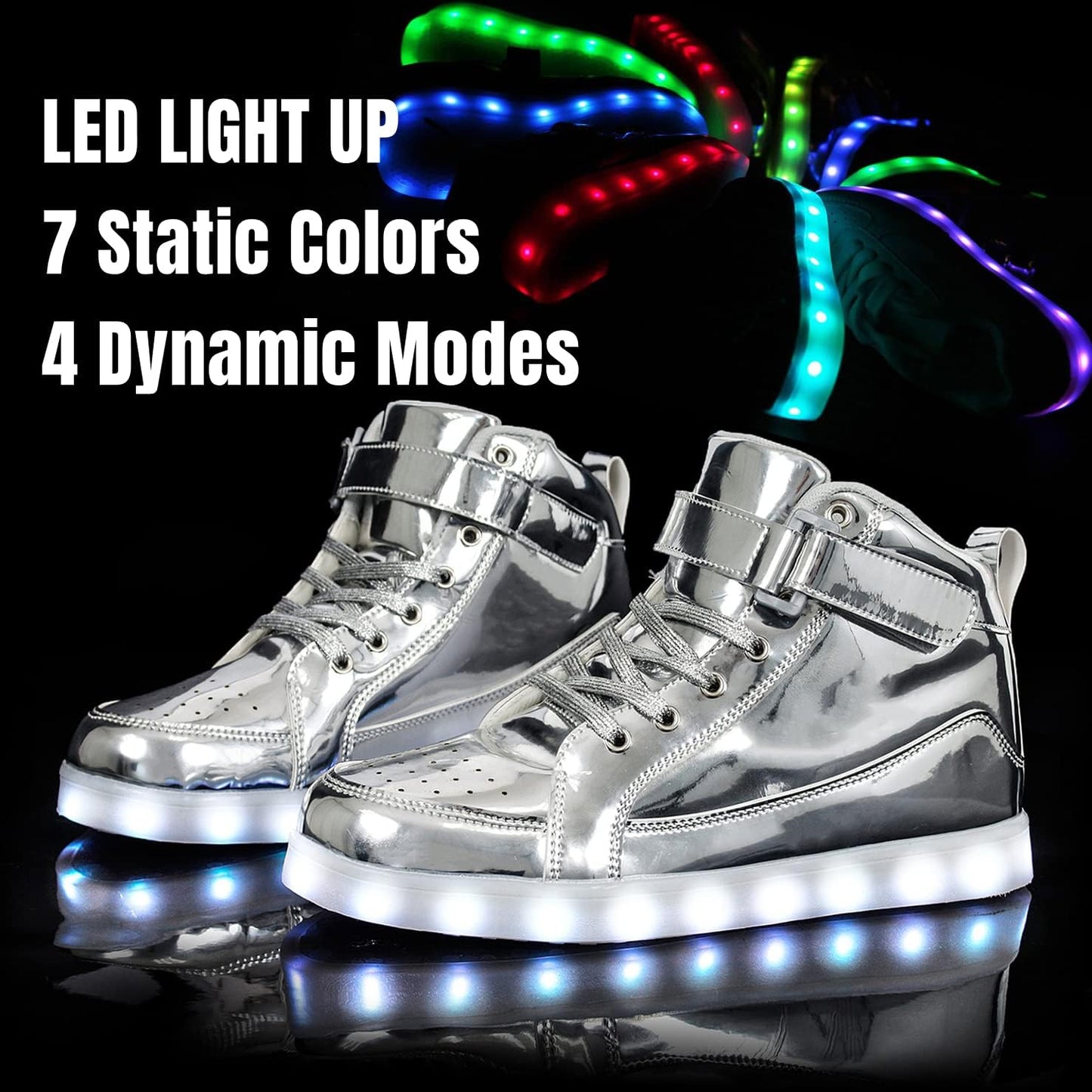 LED Sneakers met Verlichting Oplaadbaar voor Dames en Heren
