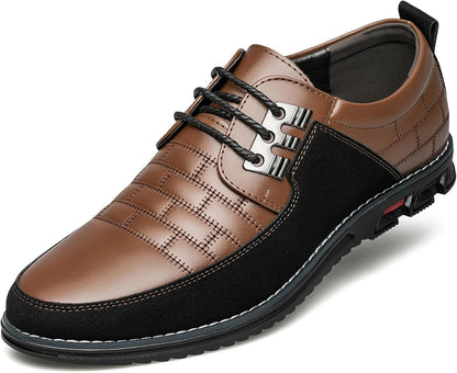 Leren Herenschoenen Stijlvol zwart Comfortabel