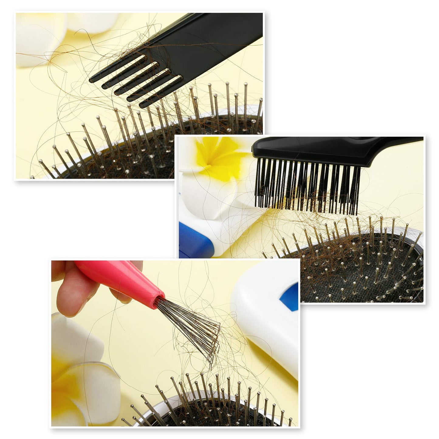 Haarborstel Set 2-in-1 Reiniging en Verzorging