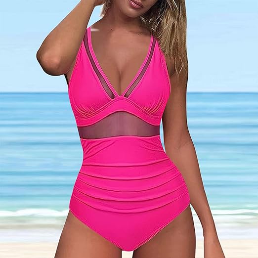 Dames Badpak Eendelig Strandkleding Zwemkleding