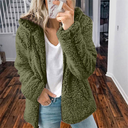 Dames Teddy Fleece Vest Zacht Elegante Stijl