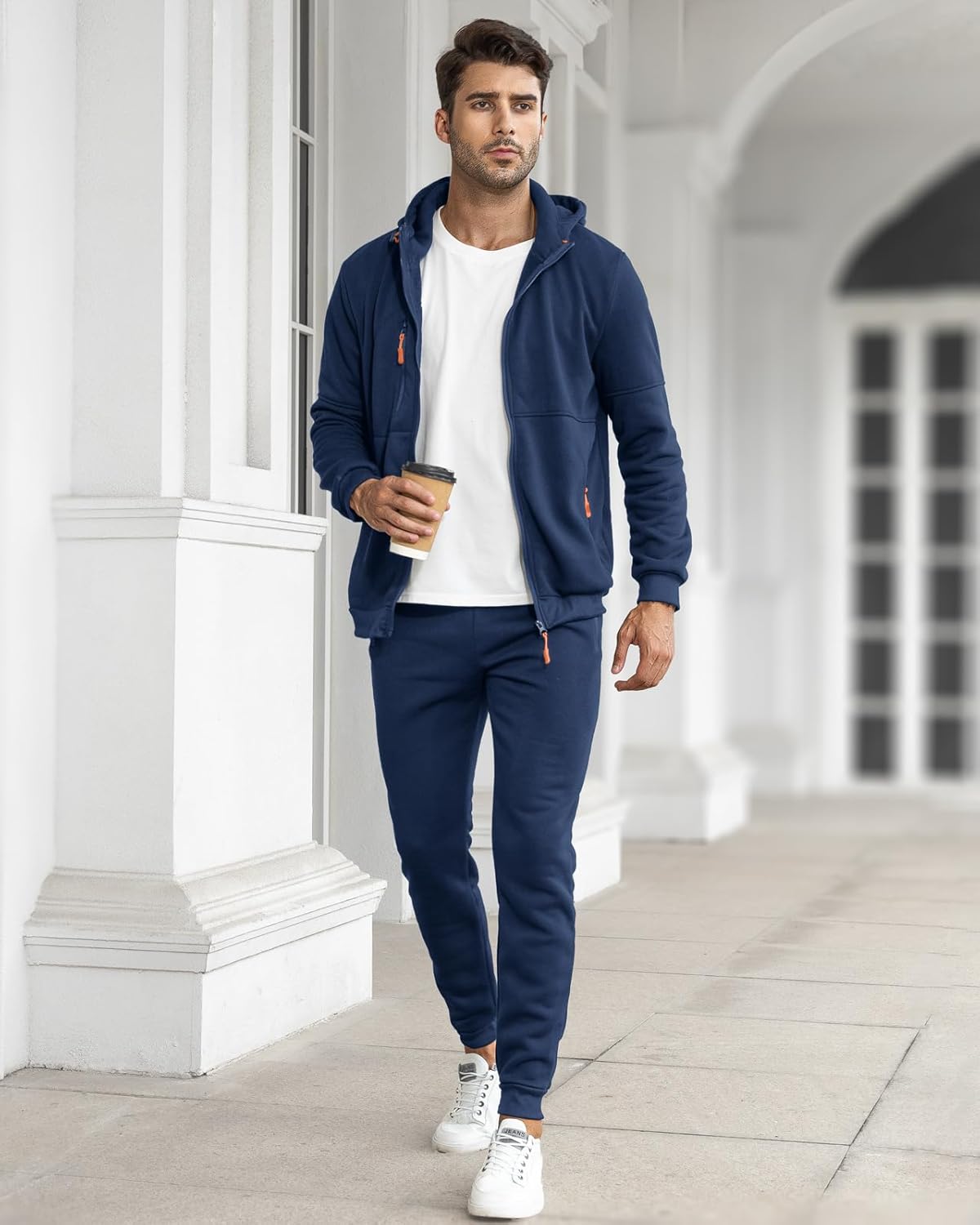 Heren Trainingspak Comfortabel Sport Broek en Jacket