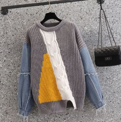 Dames Jeans Broek Patchwork Casual Denim - Mode Vibes