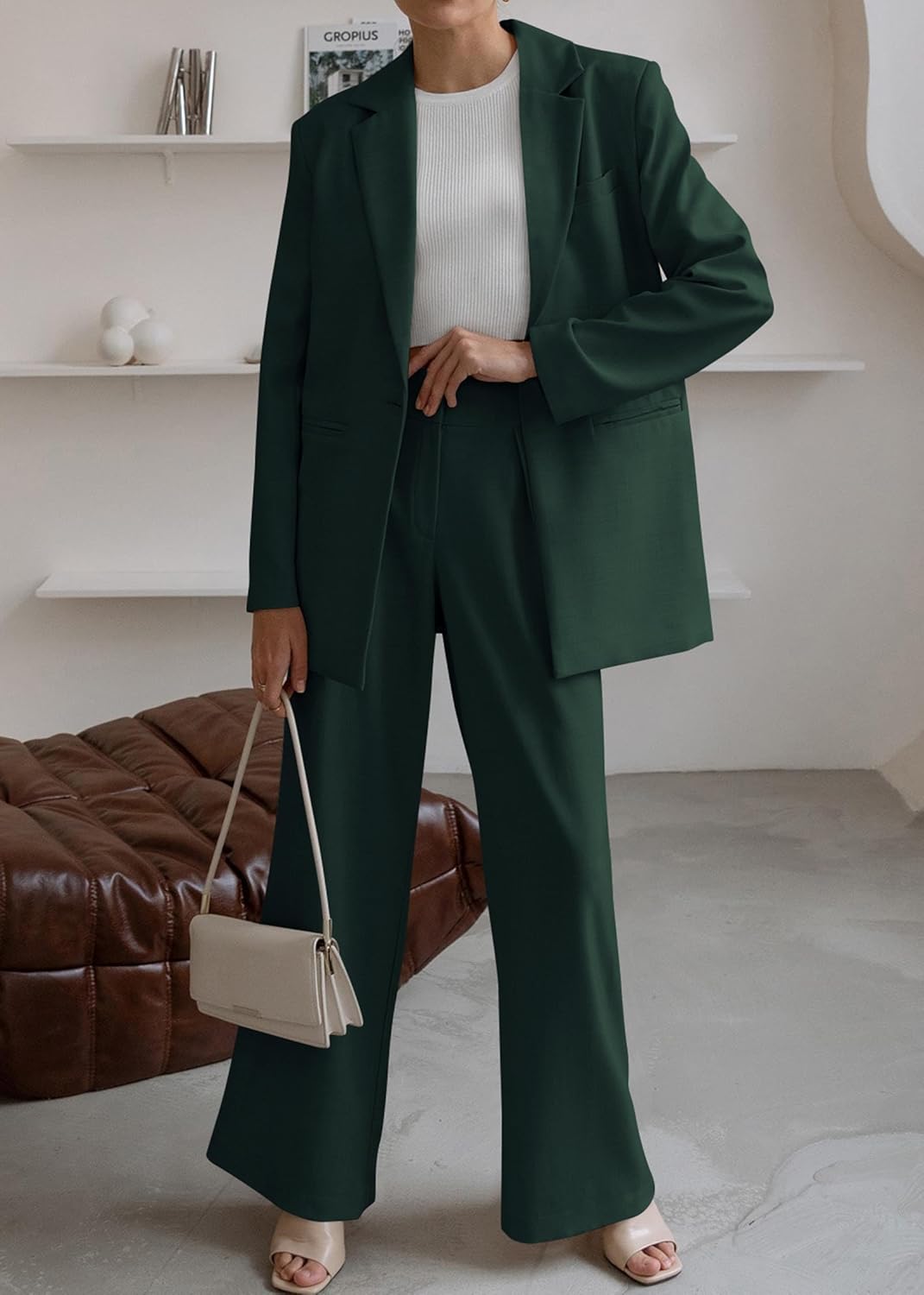 Dames Blazer Set met Broek Pantalon