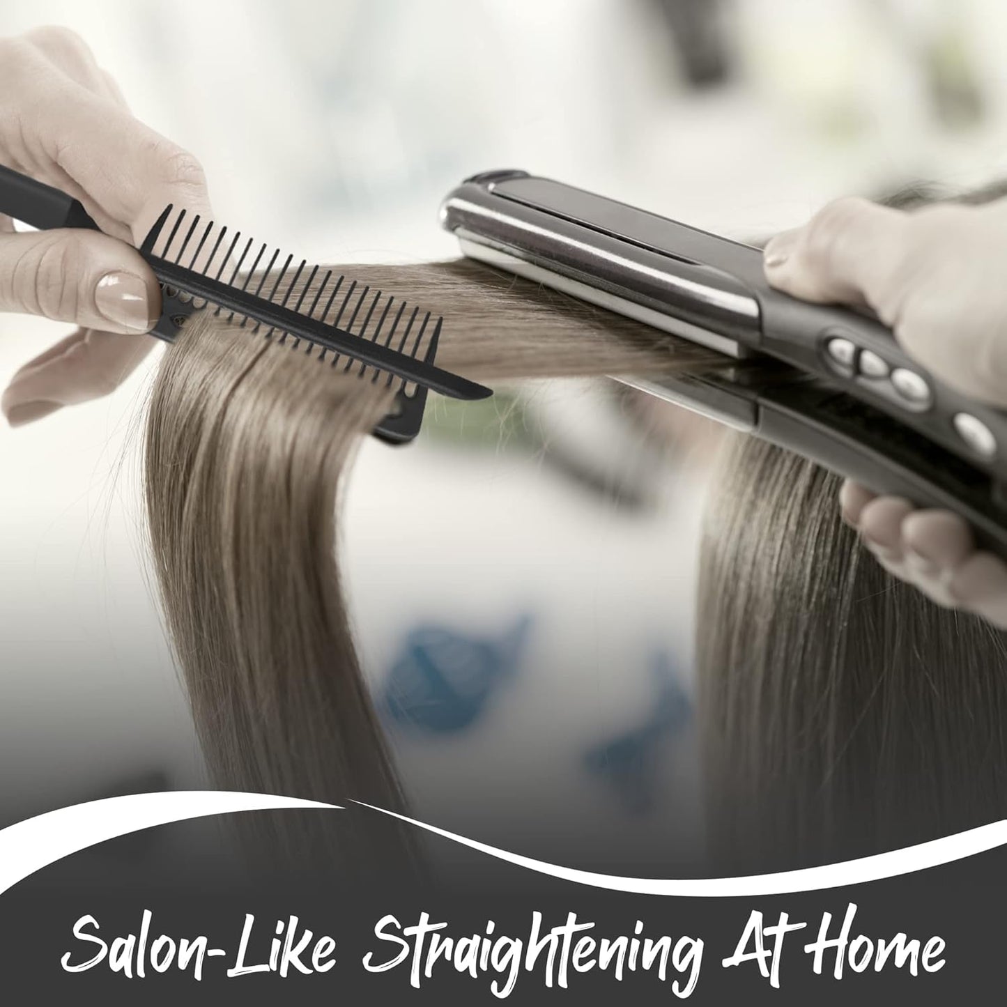 Styling Kam voor Glad Haar met Föhn Functie
