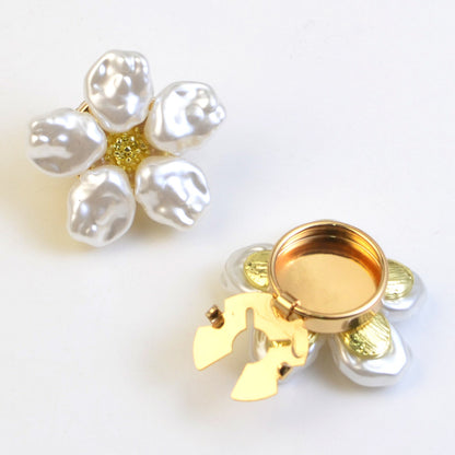 Dames Manchetknopen met Parels Mooi Elegante Ontwerp