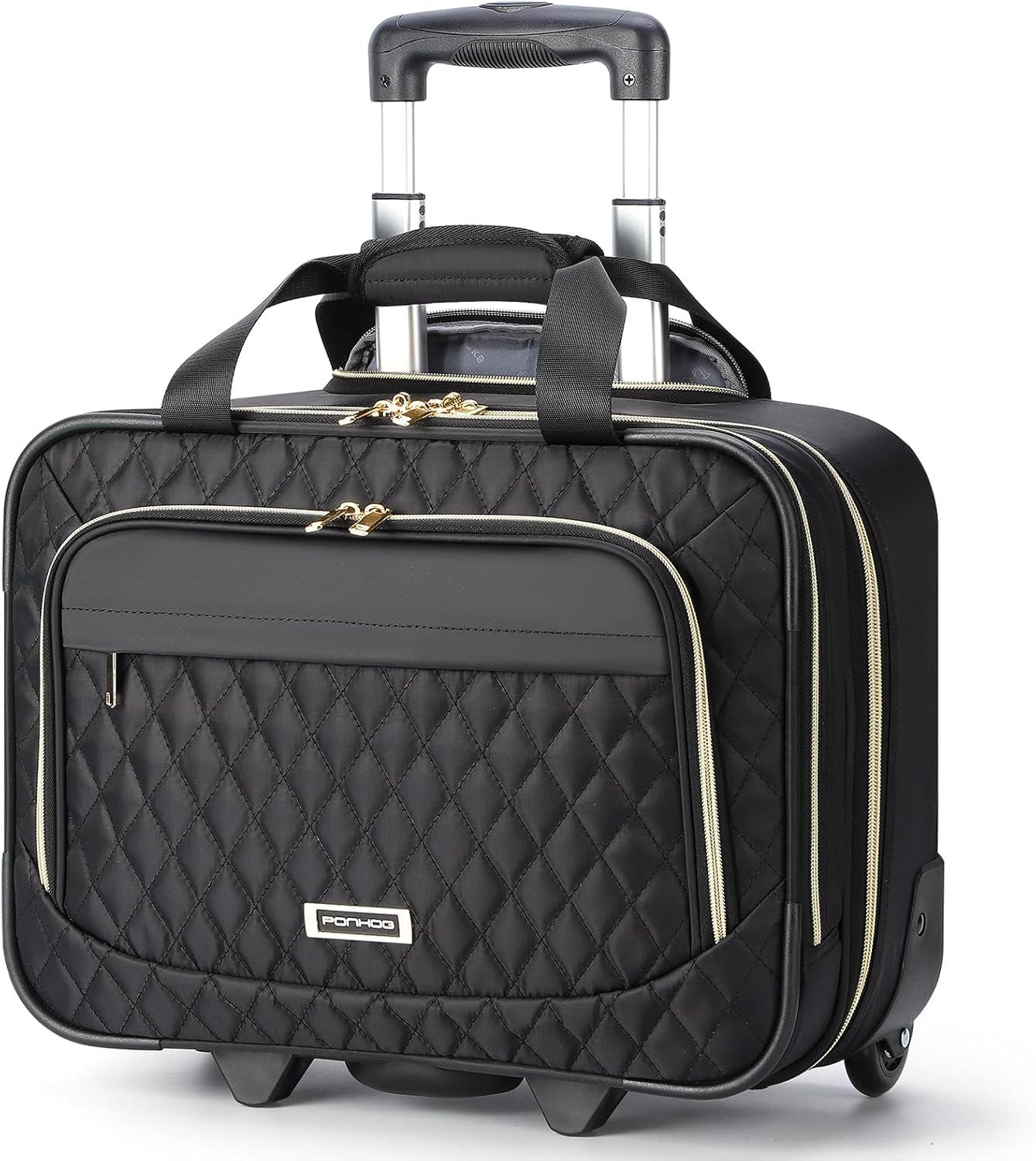 Laptop Trolley 15,6 Met Meerdere Vakken Vliegtuiggoedkeuring - Mode Vibes