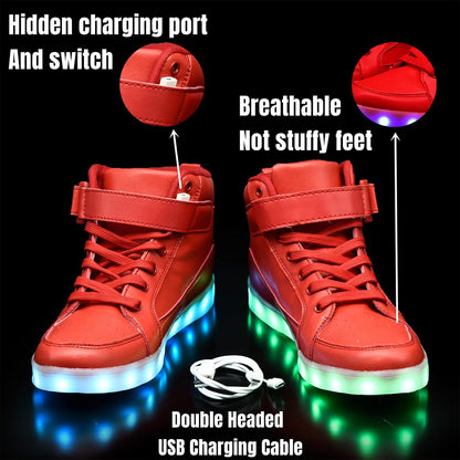 LED Sneakers met Verlichting Oplaadbaar voor Dames en Heren