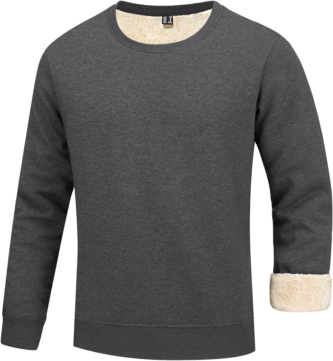 Heren Fleece Sweatshirt Zacht en Warm