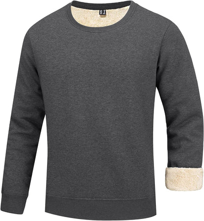Heren Fleece Sweatshirt Zacht en Warm