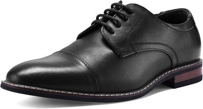 Herenschoenen Wingtip Klassiek Leer Zwart