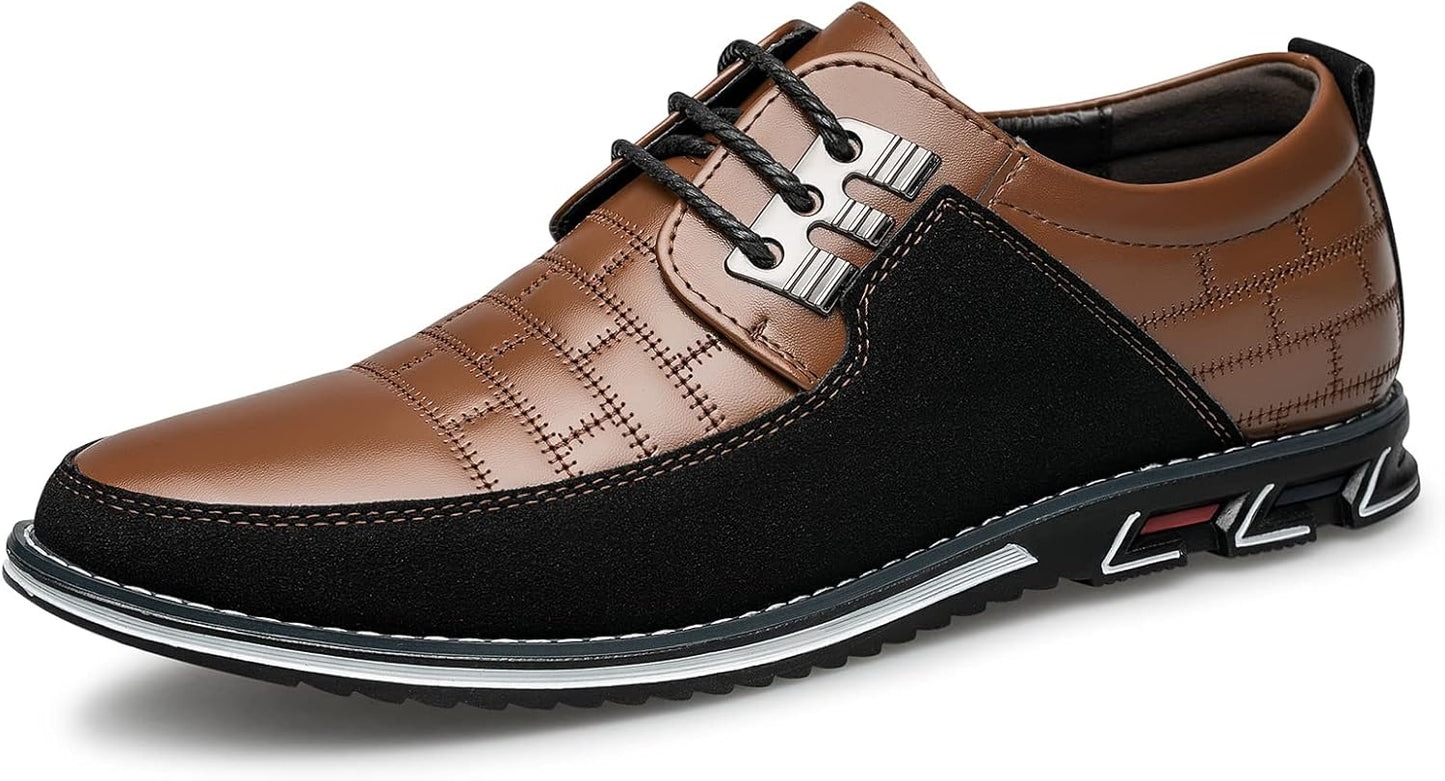 Leren Herenschoenen Stijlvol zwart Comfortabel