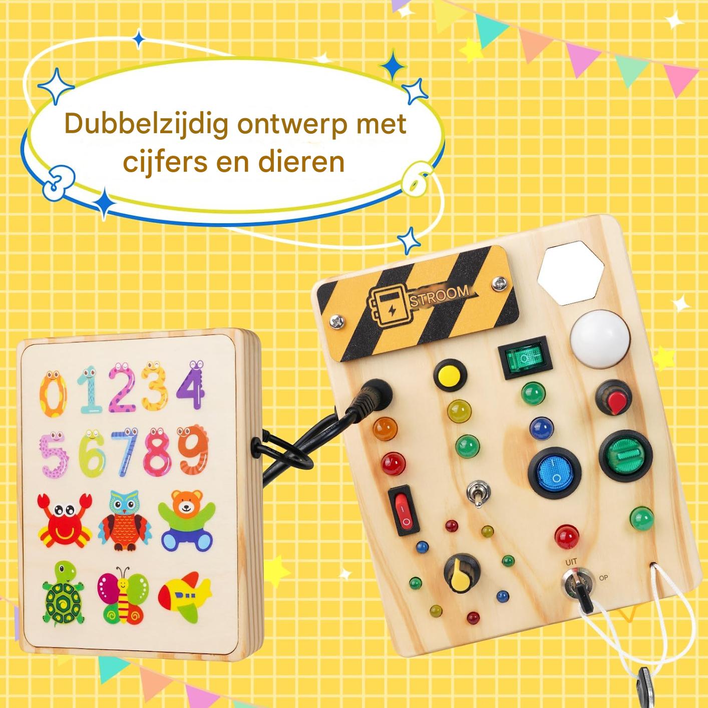 Montessori Speelbord voor Peuters Lerend en Interactief