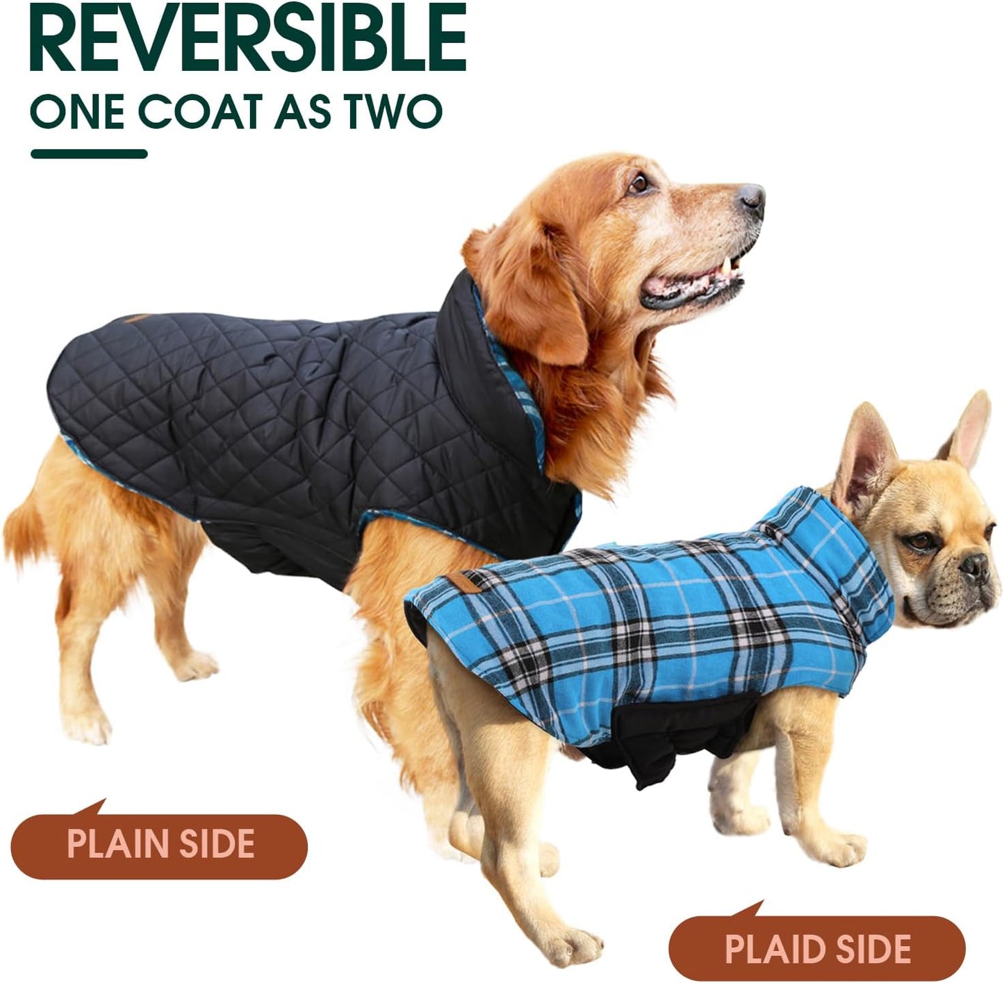 Waterdichte Hondenjas - Warme Winterjas voor Honden