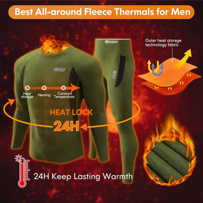 Thermisch Ondergoed Set Heren Warmte Isolatie