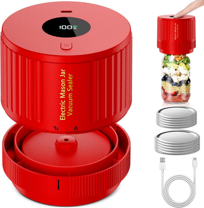 Vacuum Sealer Kit voor Mason Jars - Bewaar Vers en Snel