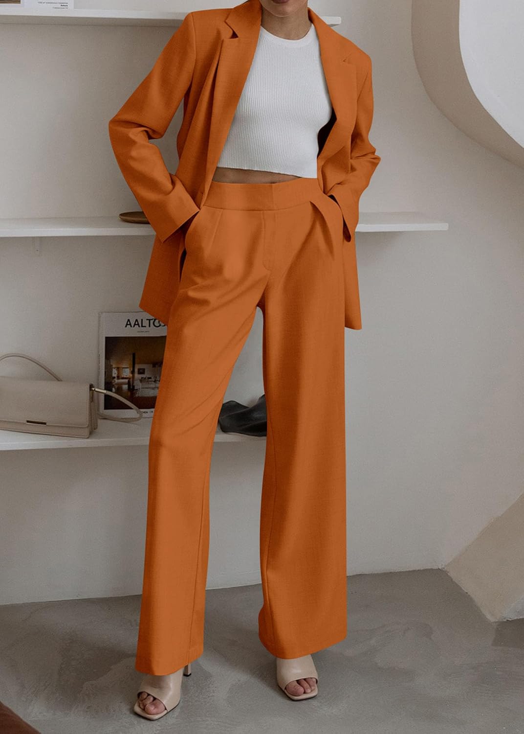 Dames Blazer Set met Broek Pantalon
