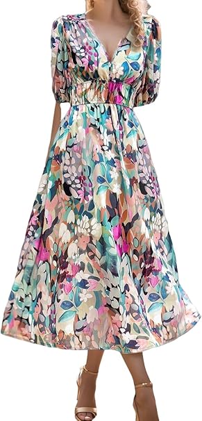 Francisca | Elegante abito floreale