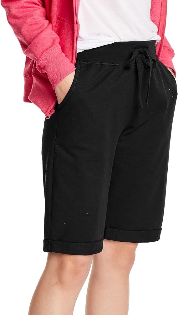Bloeiende Bloemen Dames French Terry Bermuda Short