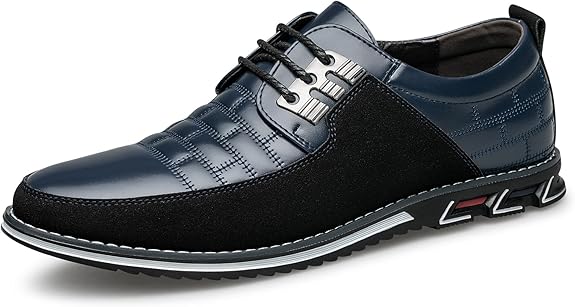 Leren Herenschoenen Stijlvol zwart Comfortabel