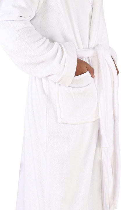 Heren Fleece Badjas Zacht en Warm