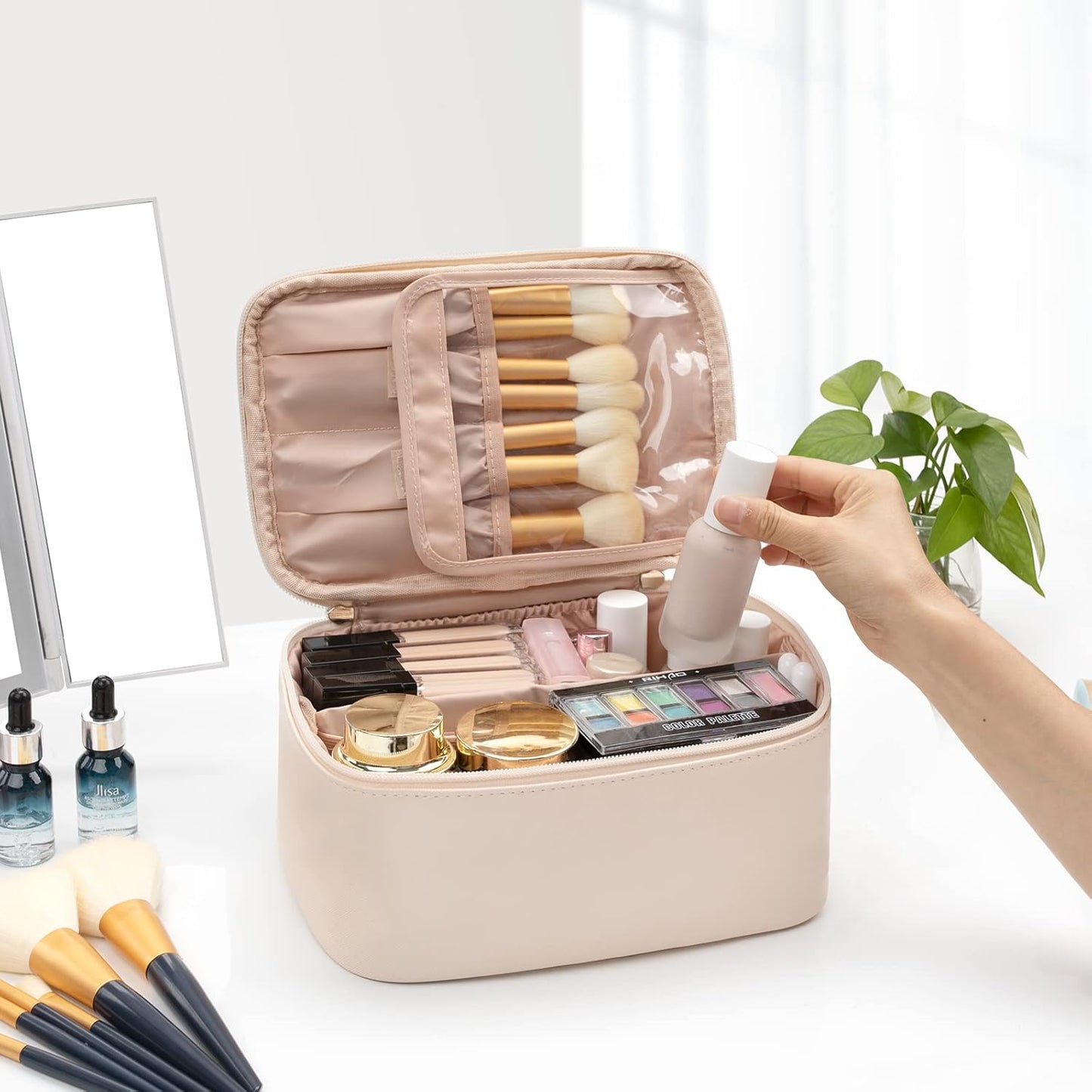 Make-up Organizer Reisformaat met Opslag Compartimenten
