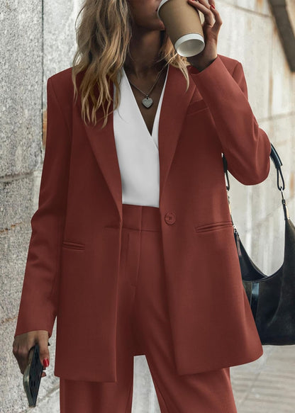 Dames Blazer Set met Broek Pantalon