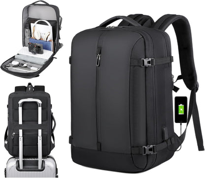 Waterdichte Reisrugzak 40L met USB-poort en Laptopvak - Mode Vibes