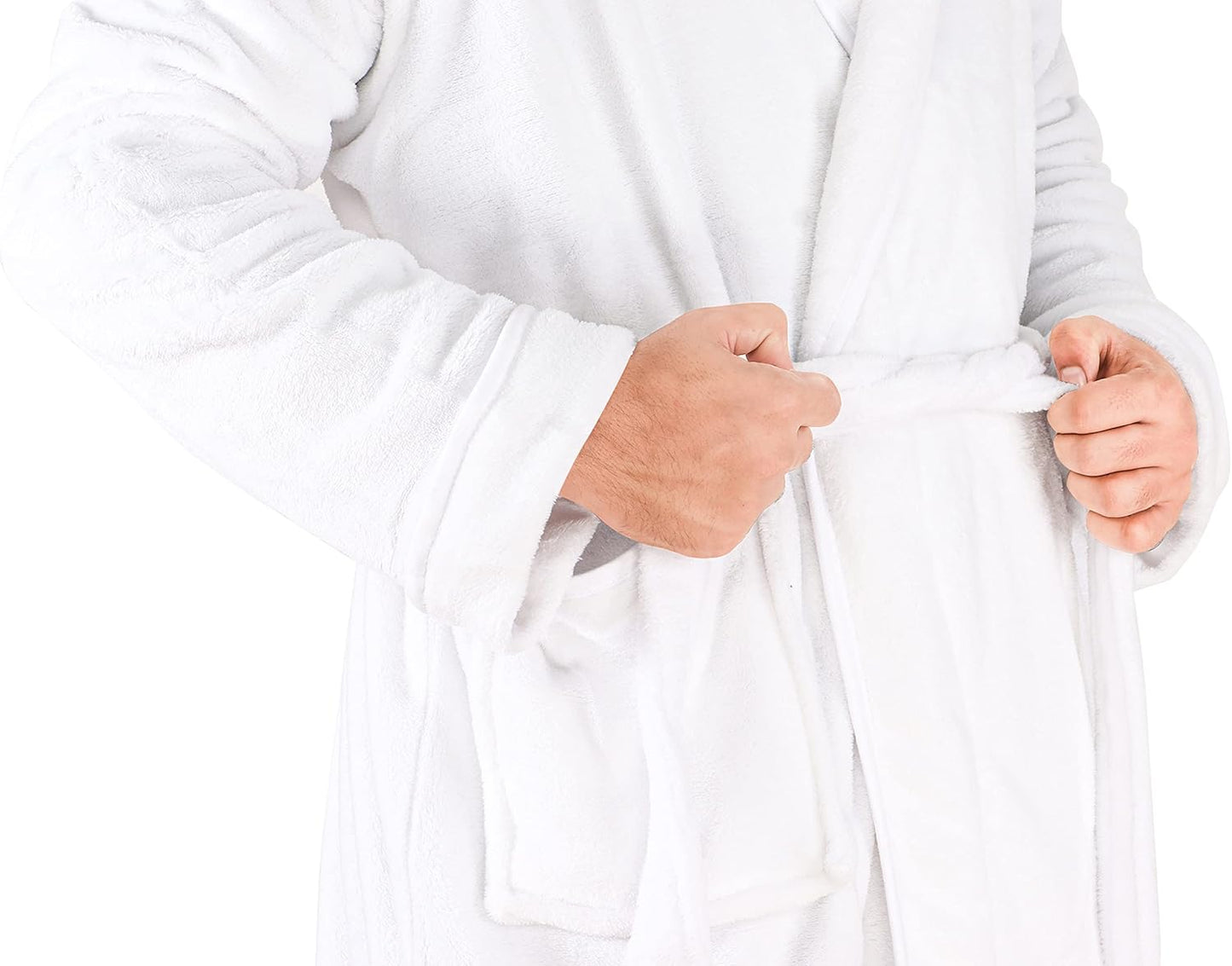 Heren Fleece Badjas Zacht en Warm