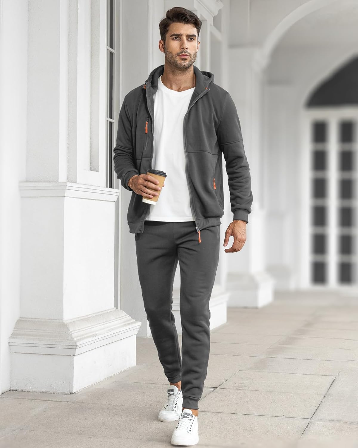 Heren Trainingspak Comfortabel Sport Broek en Jacket