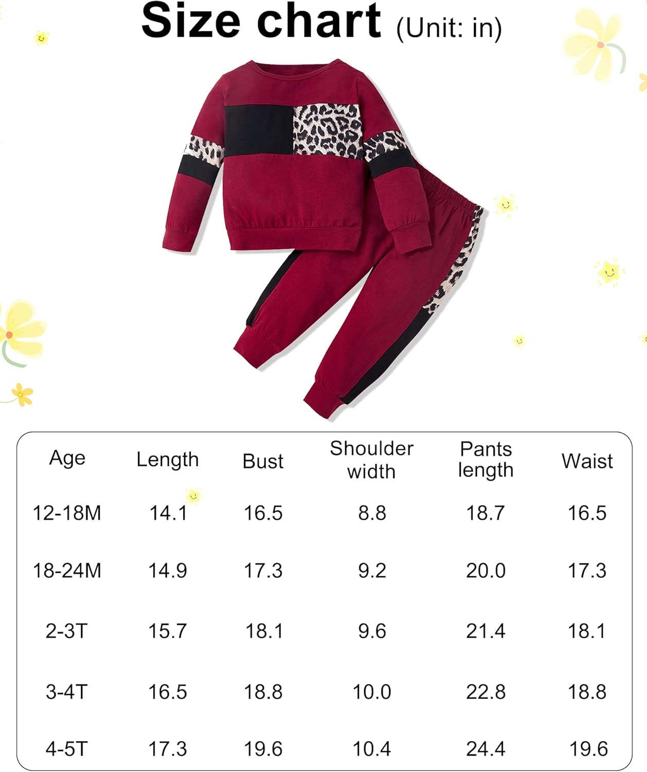 Baby Meisjes Trui Set Warm en Zacht