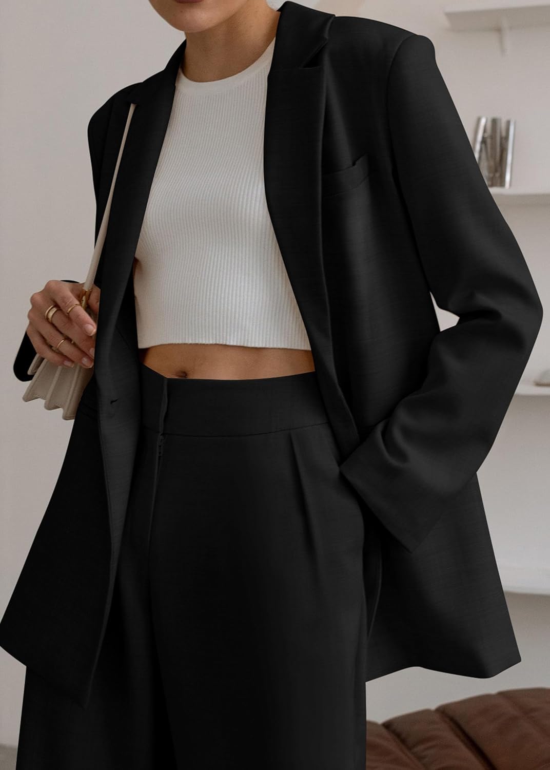 Dames Blazer Set met Broek Pantalon