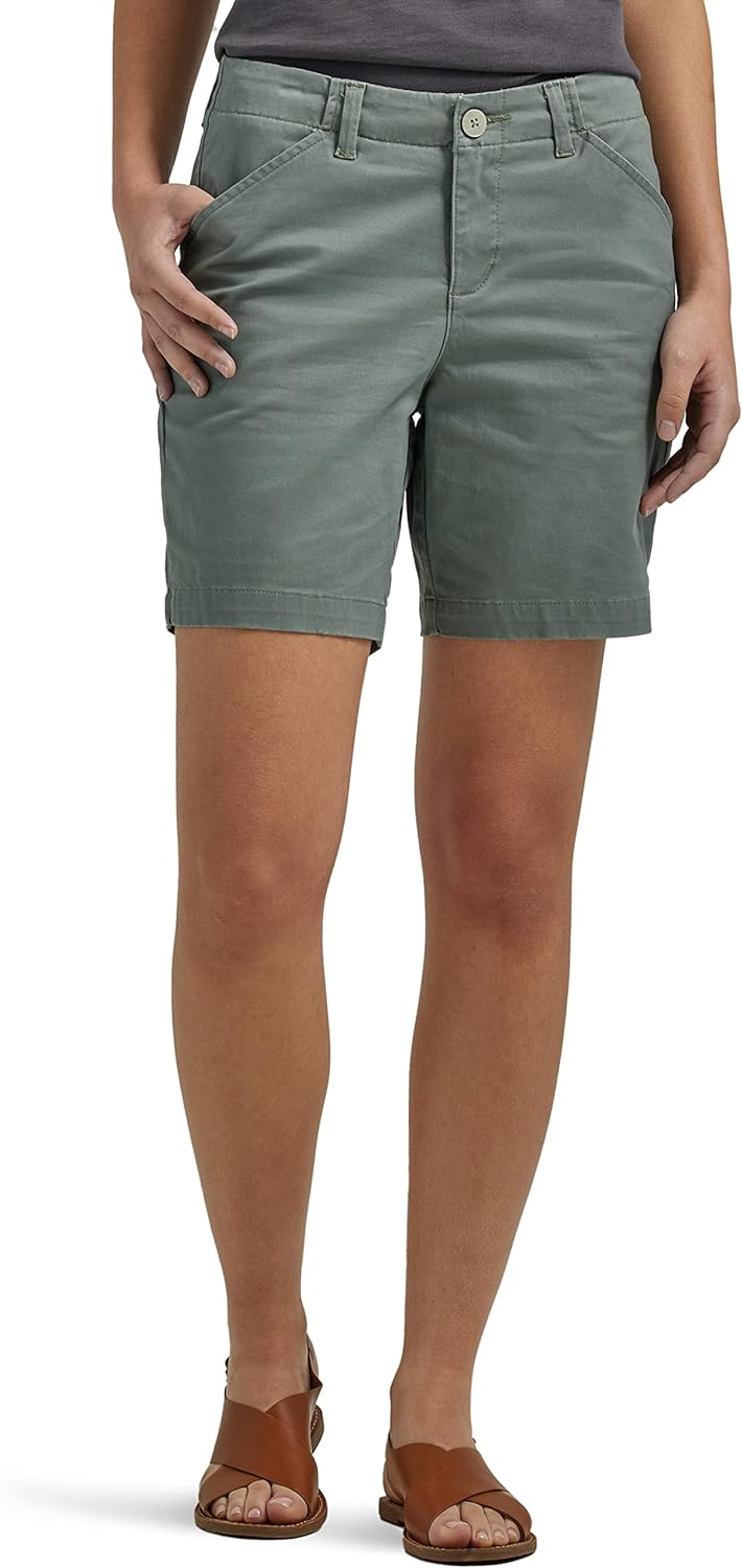 Iconische 7" Chino Walkshort voor Stijlbewuste Dames