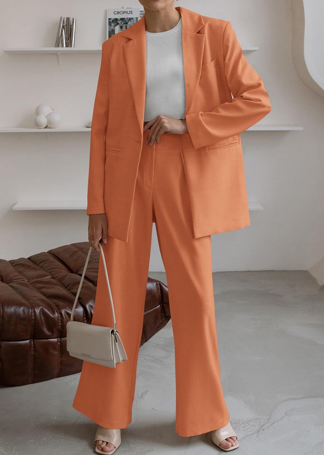 Dames Blazer Set met Broek Pantalon