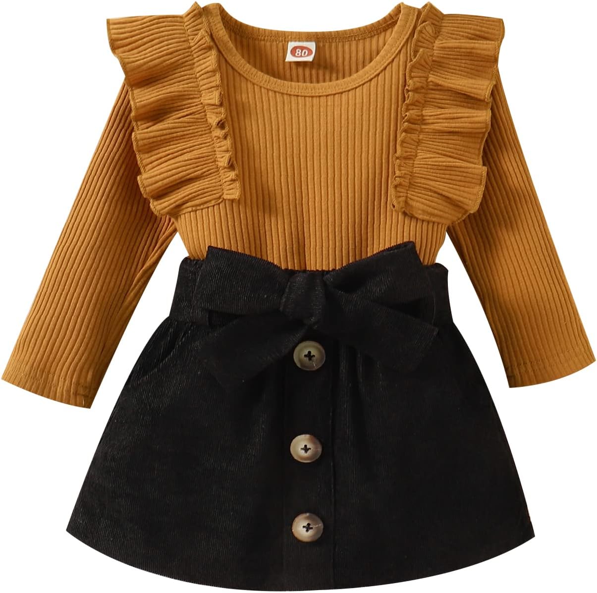 Baby Gebreide Winterset Trui en Rokje - Mode Vibes