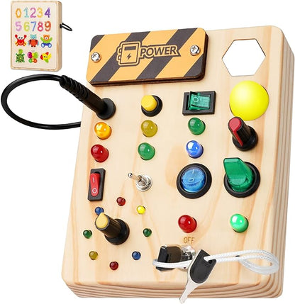 Prikbord met LED-lampjes voor Peuters - 27 Kleuren - Mode Vibes